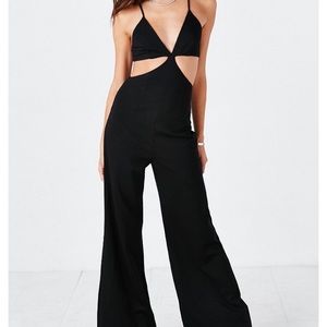 Black strappy jumpsuit